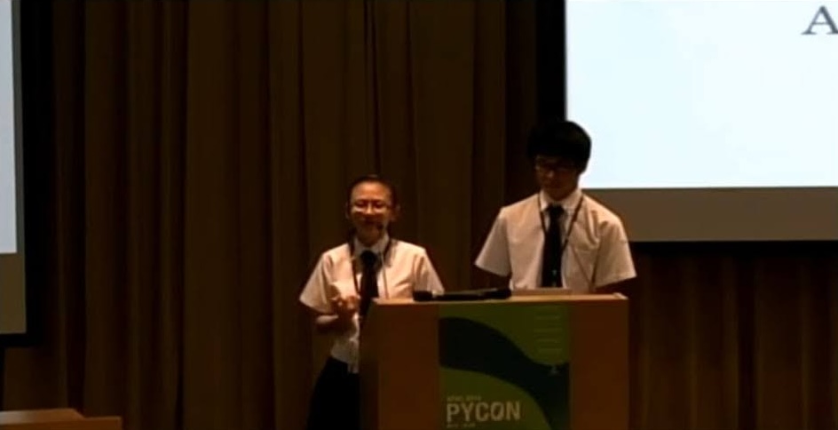 Ms Cheryl Ng speaking at PyCon APAC 2014
